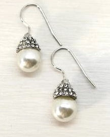 Diamond Capped Earrings - Simply Special Invercargill