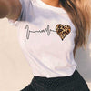 Pulse Heart Cotton T-shirt -WHITE - Simply Special Invercargill