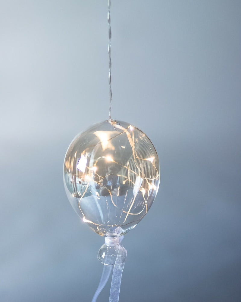 HANGING PEARL GLASS BALLOON - Simply Special Invercargill