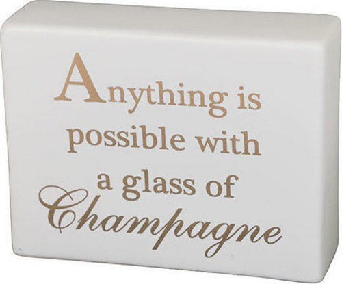 Ceramic Sign Champagne - Simply Special Invercargill