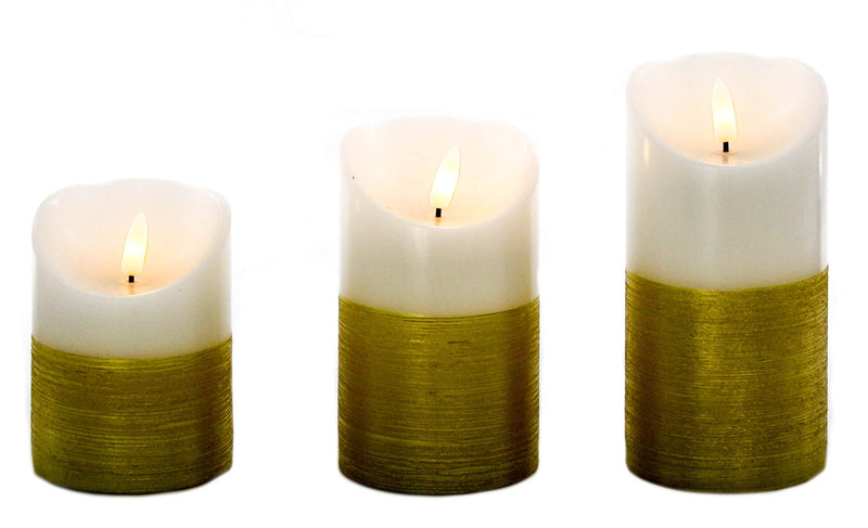 Bullet Wick Candle - Gold - MED