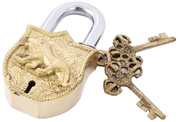 Brass Lion Lock