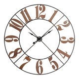 Marco Large Clock Timber numbers
