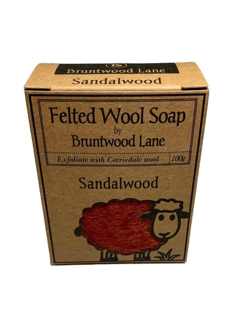 Felted Wool Soap - Sandalwood