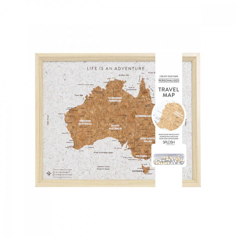 Australia Travel Board w/Pins - Simply Special Invercargill