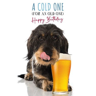 BIRTHDAY CARD- Cold One