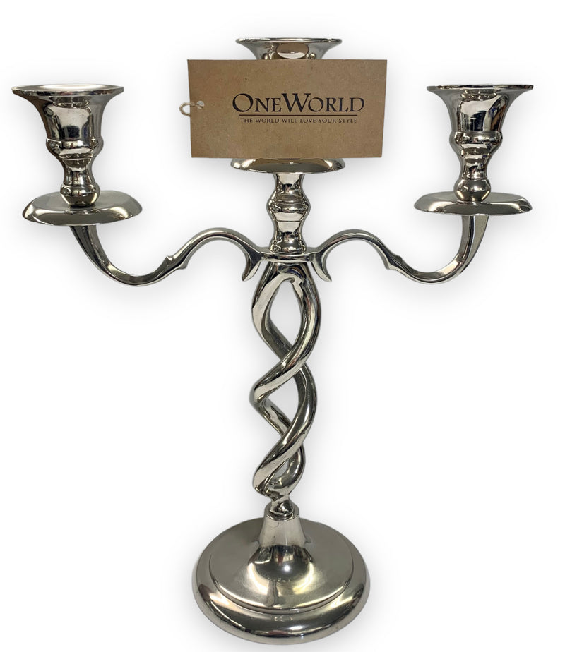 Vidalia Twisted Candle holder Triple - Simply Special Invercargill
