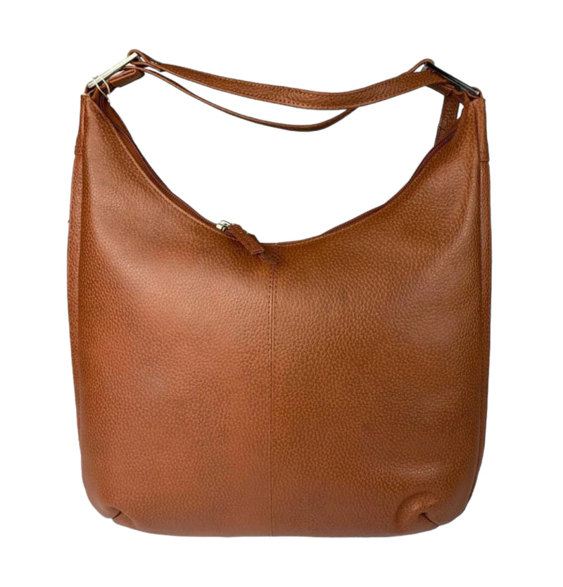 Backpack Handbag Tan Leather - Simply Special Invercargill