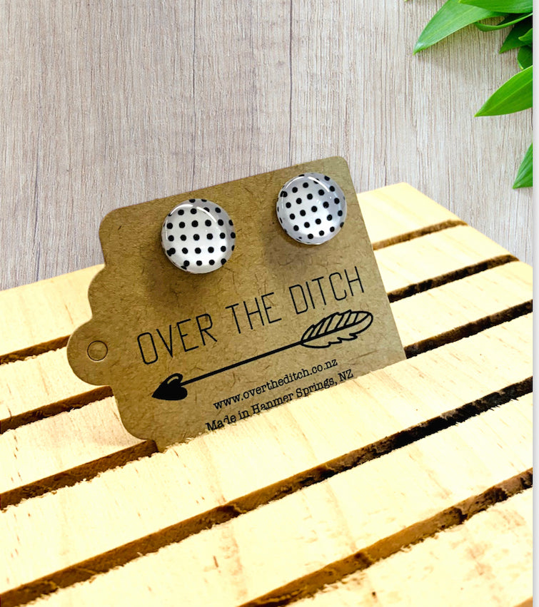 Over The Ditch Dottie Dome Studs