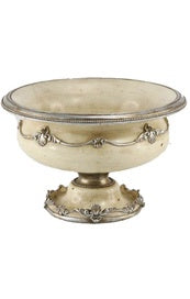 Antiqued Cream Bowl/Urn - Simply Special Invercargill