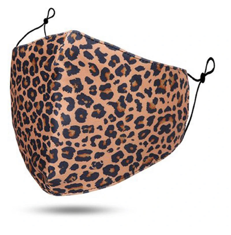 Face Mask- Animal Print Leopard