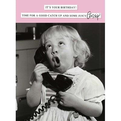 Birthday Card- Time for a catch up