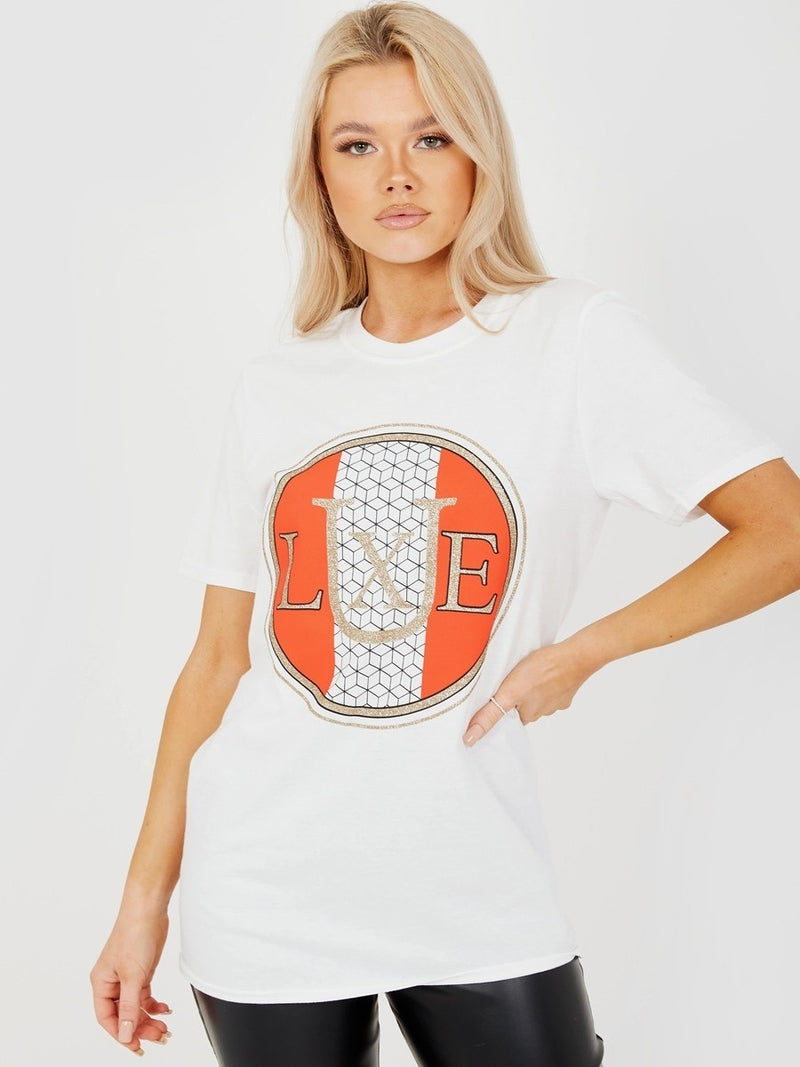 LUXE T-shirt White - Simply Special Invercargill