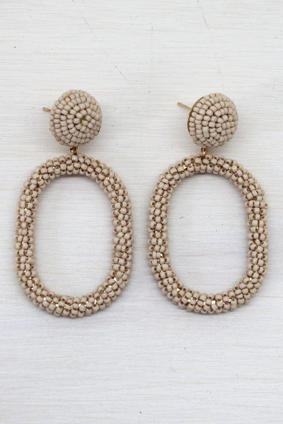 Almond Loop Earrings - Simply Special Invercargill
