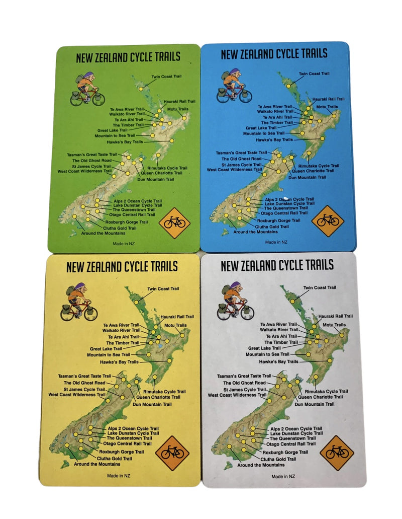 NZ Cycle Trails Magnet A6