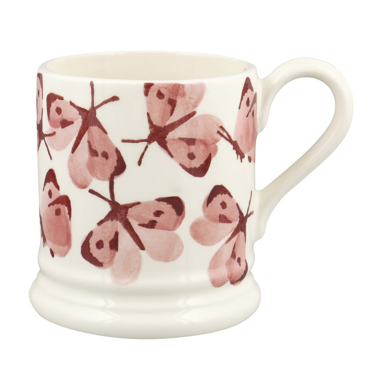 Pink Cabbage White Butterﬂy 1/2 Pint Mug