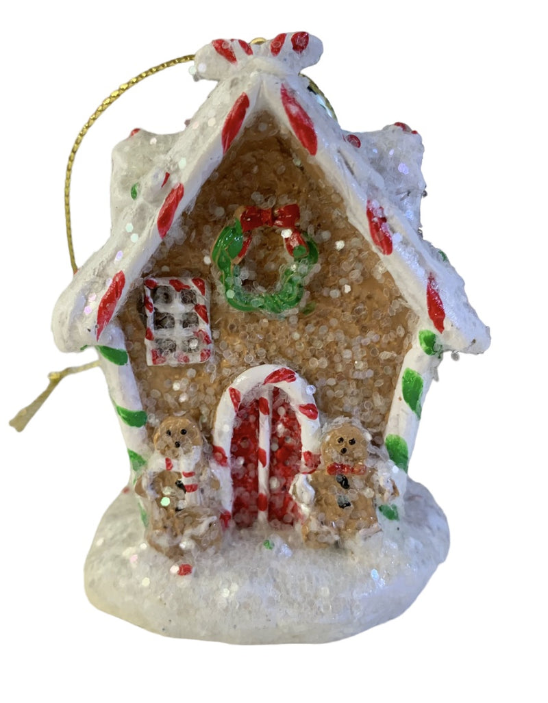 Resin Tree Hanger- Gingerbread House