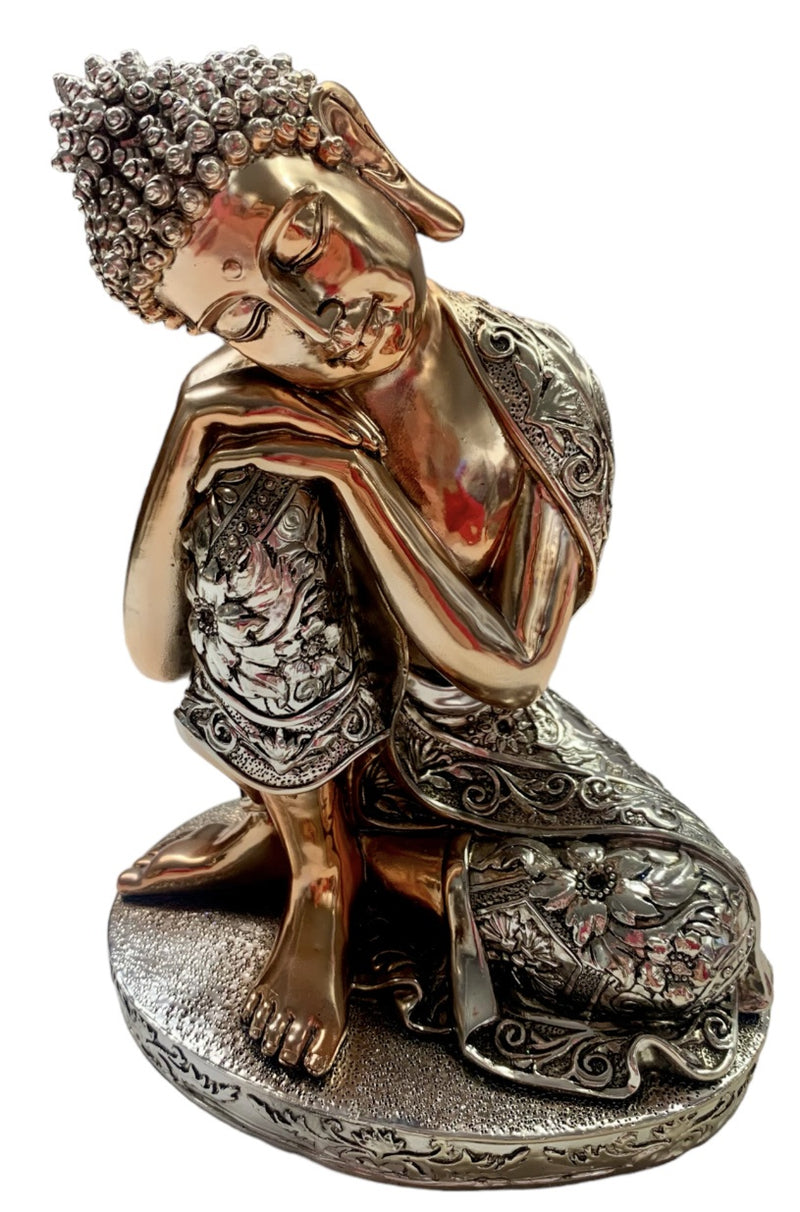 Electroplated Bronze Thai Buddha- Left