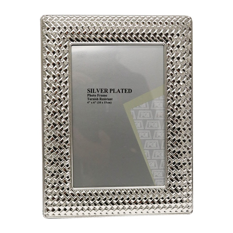 Silver Picture Frame style 9 6x4