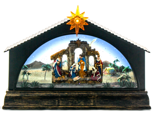 Moving Globe- Nativity Scene