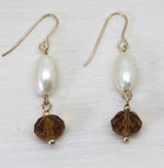 Amber Pearl Earrings - Simply Special Invercargill