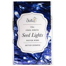 10m USB Silver Cool White Seedlights - Simply Special Invercargill