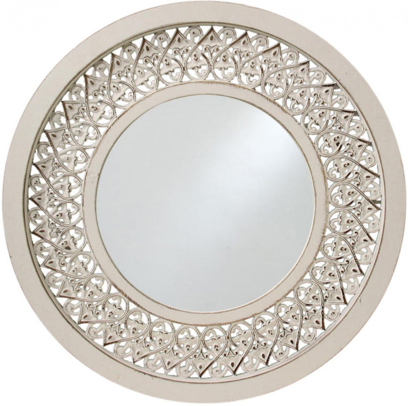 Mirror Round Lace Carved - Simply Special Invercargill