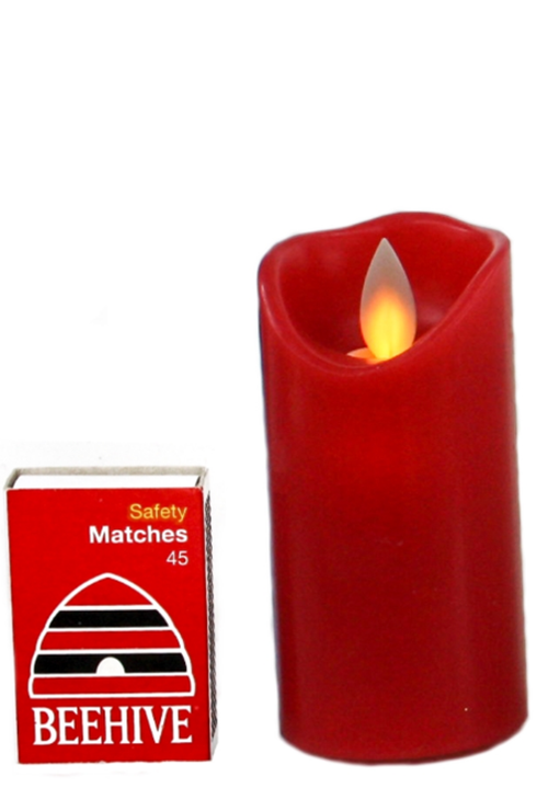 RED Flameless Candle-EXTRA SML - Simply Special Invercargill