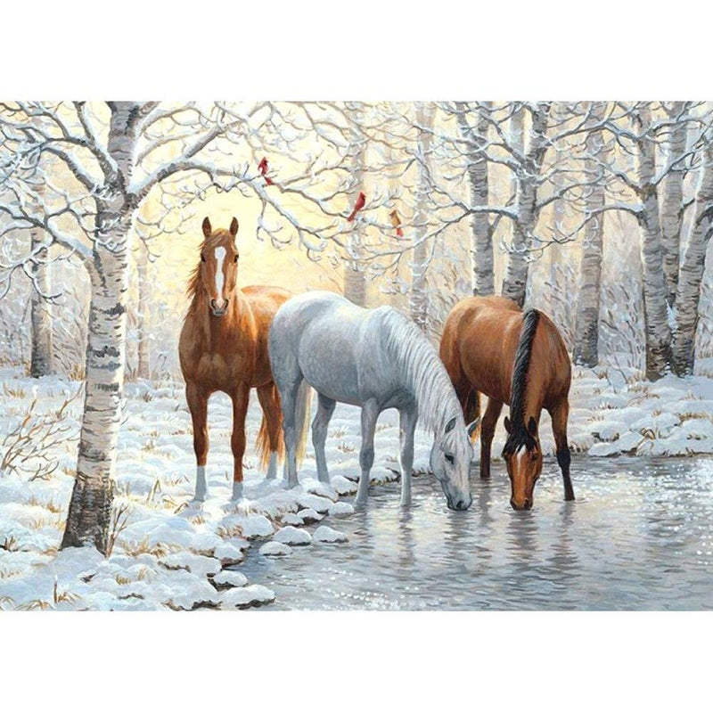 Three Horses - DIY Diamond Painting