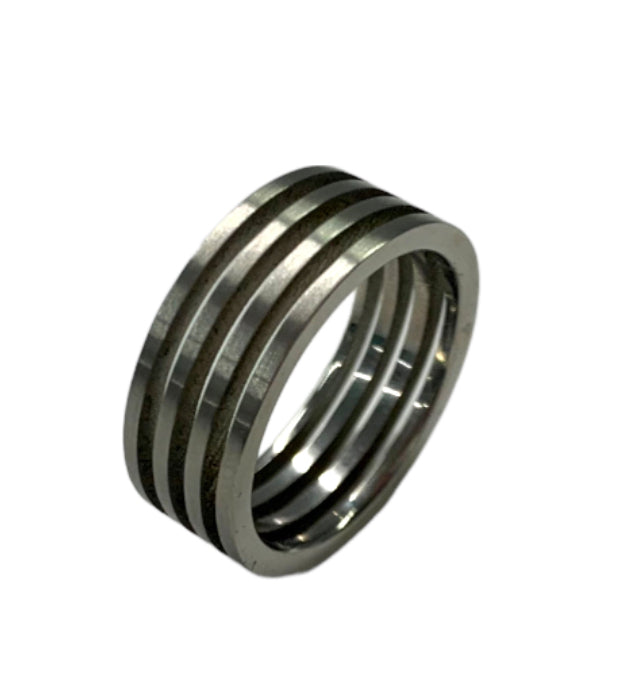 Men's Ring Stainless Steel- Lines
